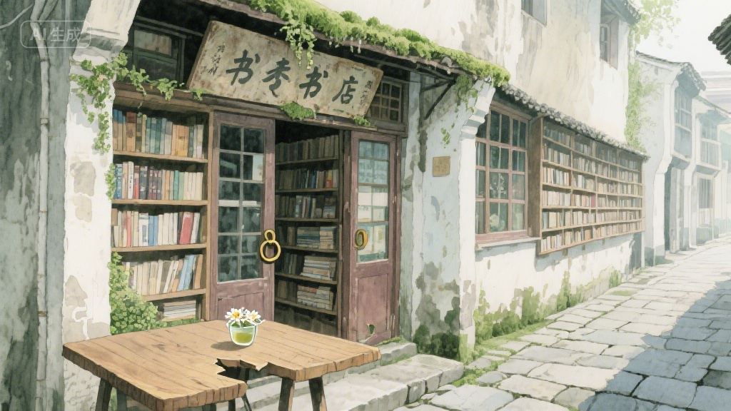 巷尾老书店：时光褶皱里的墨香