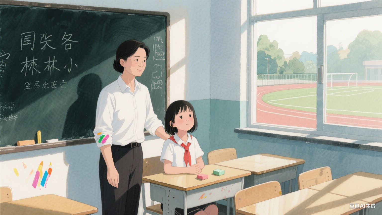 阳光下的橡皮擦