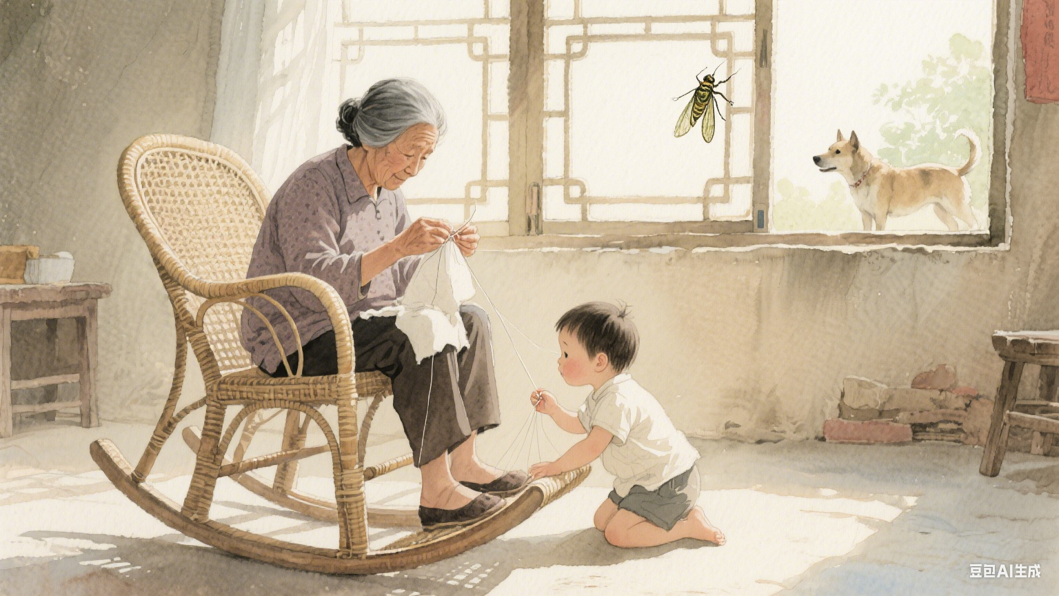 外婆的老藤椅,藏着我半生的暖