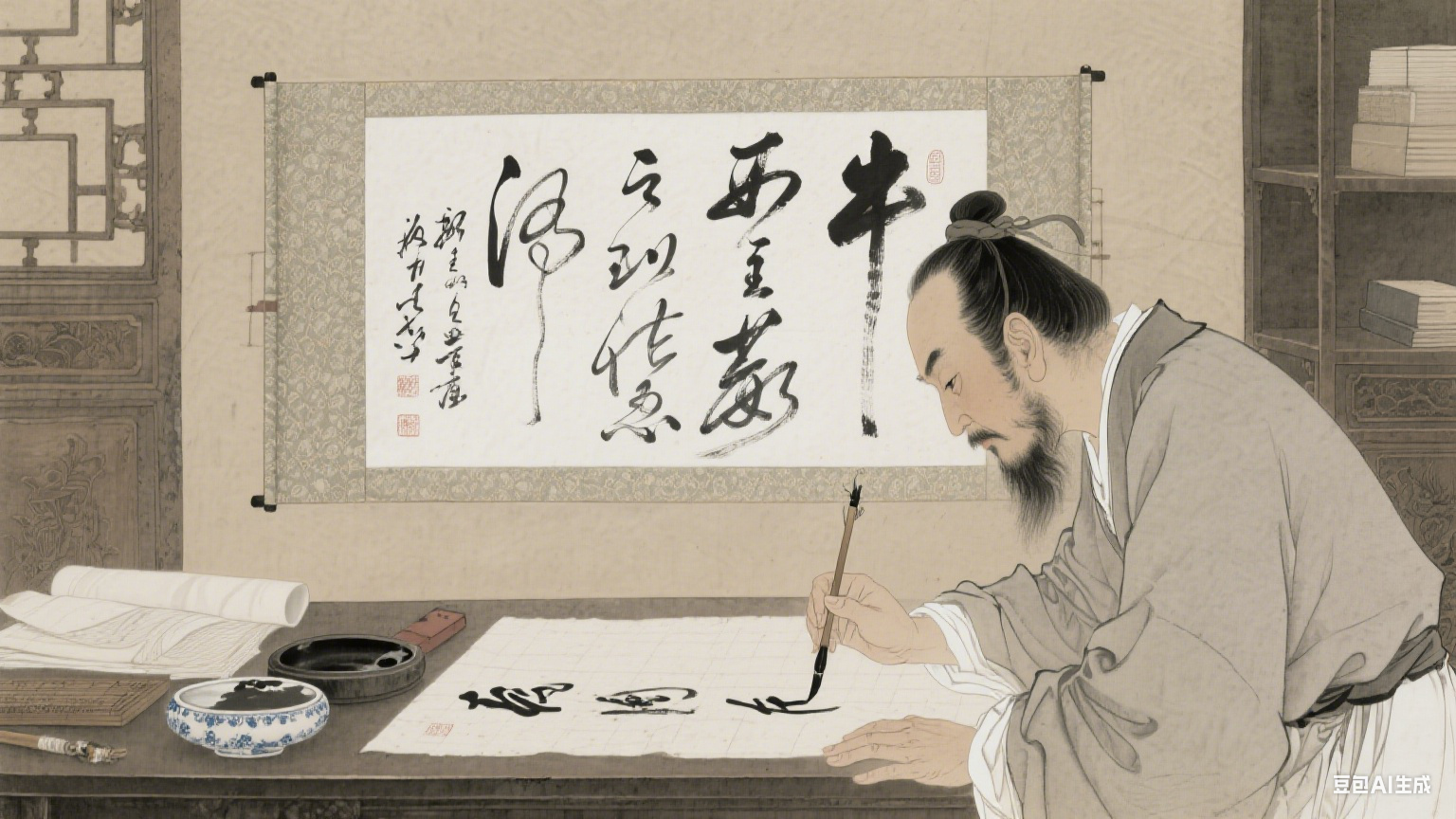 墨韵流动：行书里的千年风雅