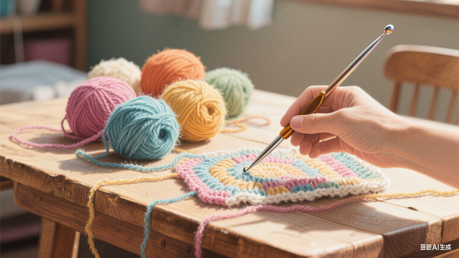 指尖经纬:钩针编织里的时光密码