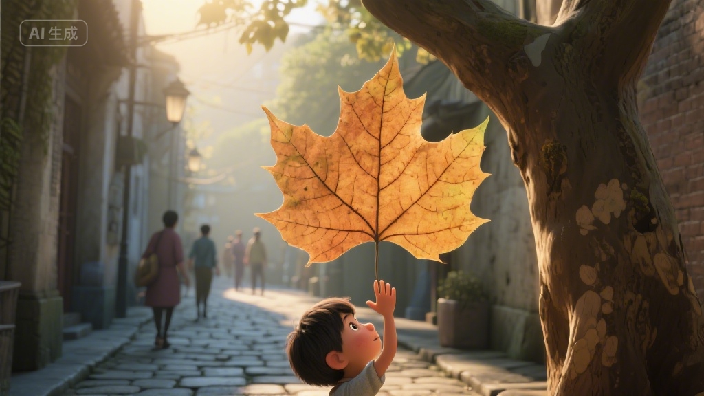 梧桐叶语：一季光阴的掌纹