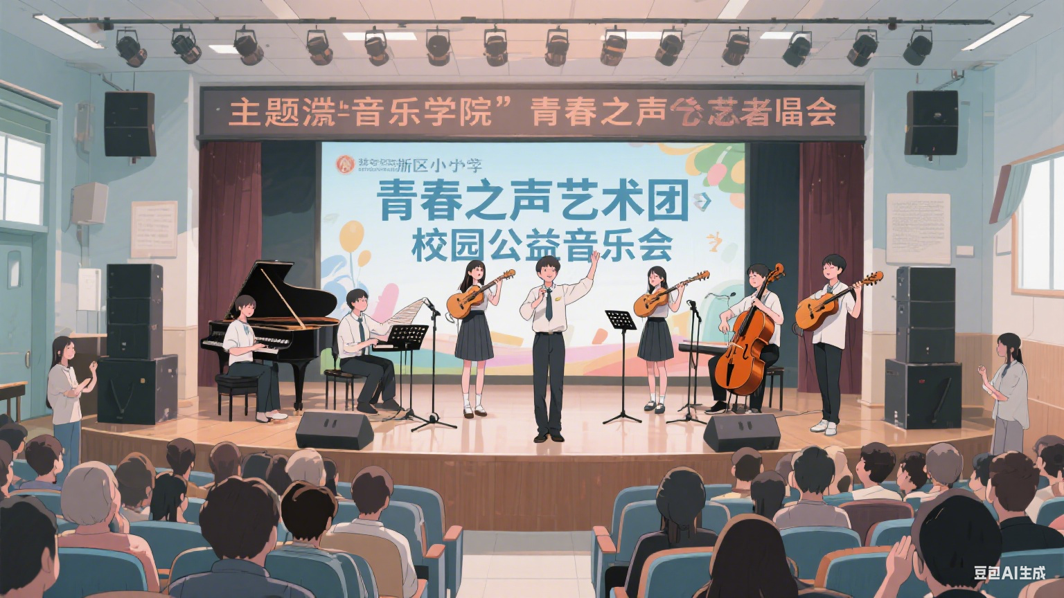 音乐学院举办 “校园公益音乐会” 巡演 5 所学校传递艺术温暖