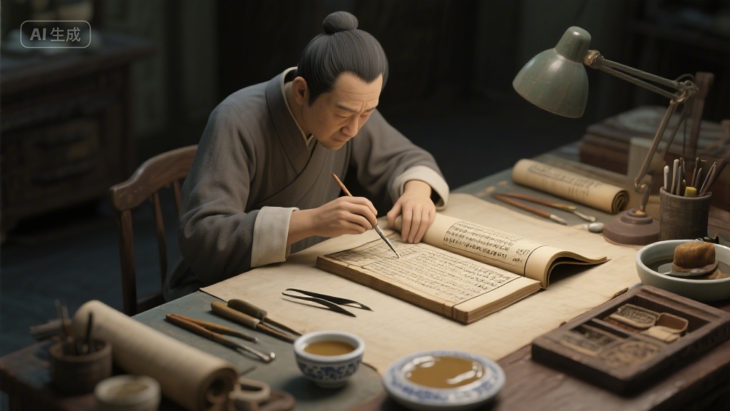 古籍修复师：在时光褶皱里守护文明火种