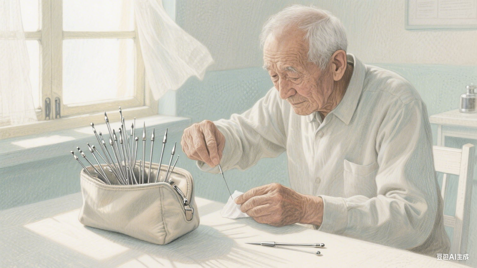 槐树下的银针：一段关于经络与光阴的故事