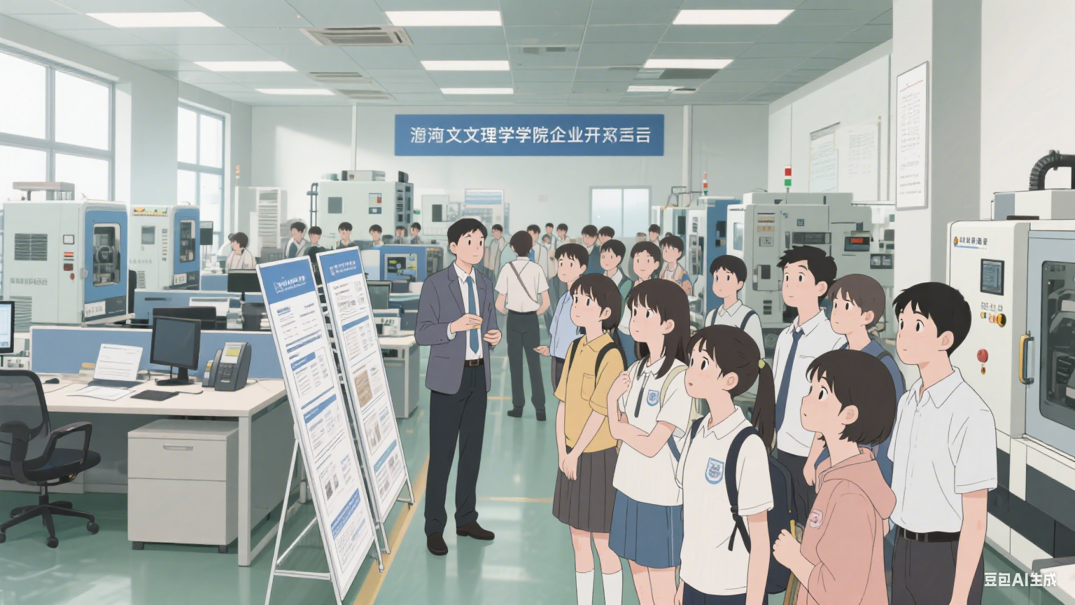 临港文理学院举办 “企业开放日” 活动 搭建实习就业桥梁