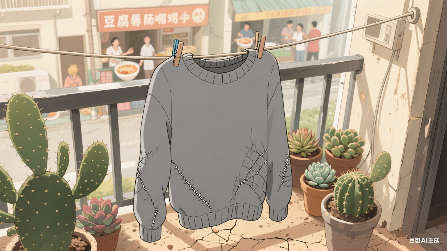 巷尾灯影里的独白