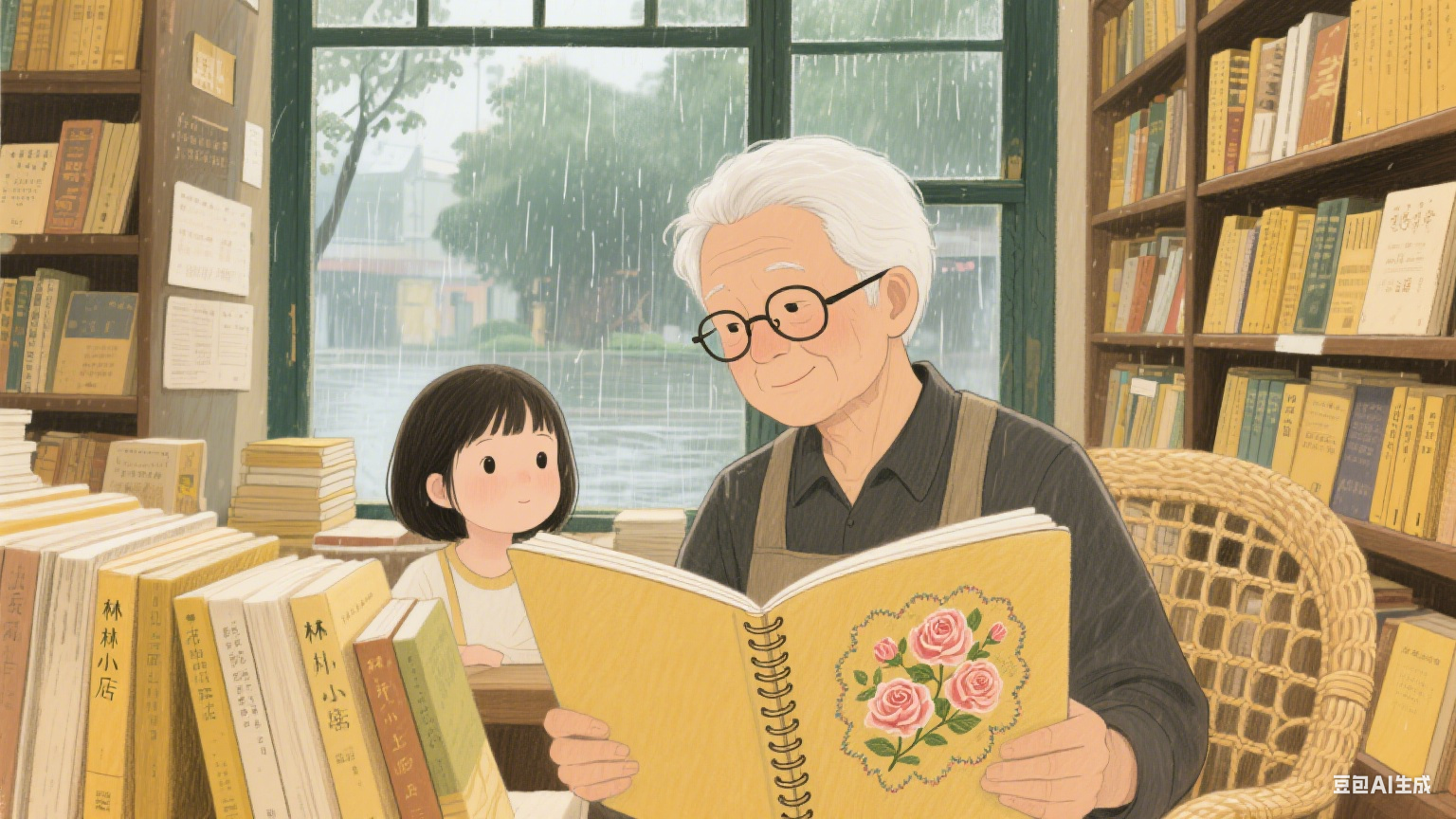 旧书店里的时光信笺