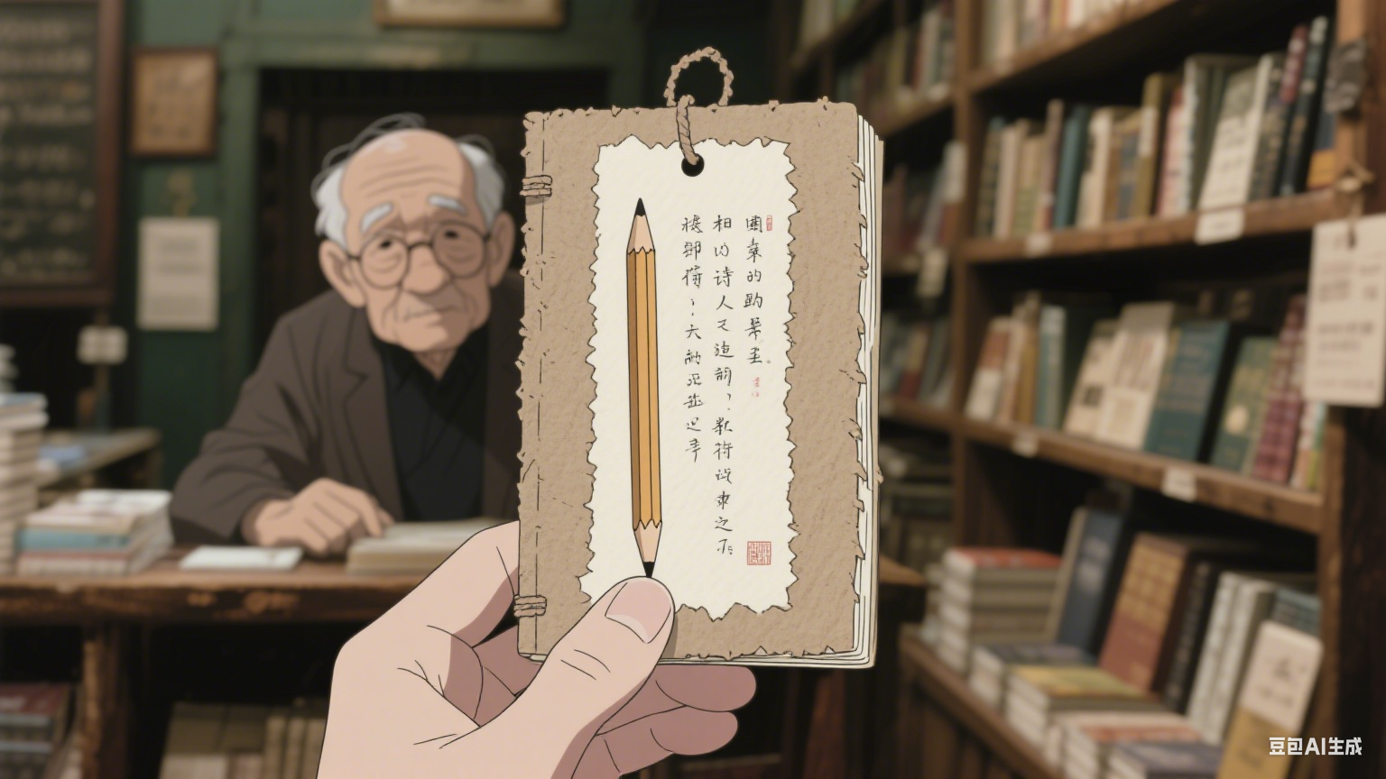 旧书店里的神秘书签