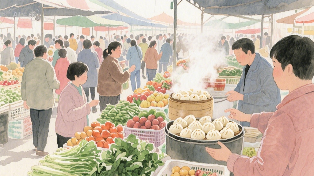 周末逛菜市场:解锁藏在烟火气里的小确幸