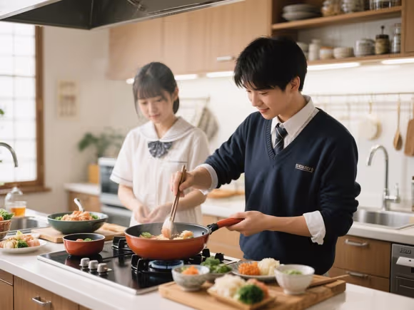 去日本留学怎么做饭