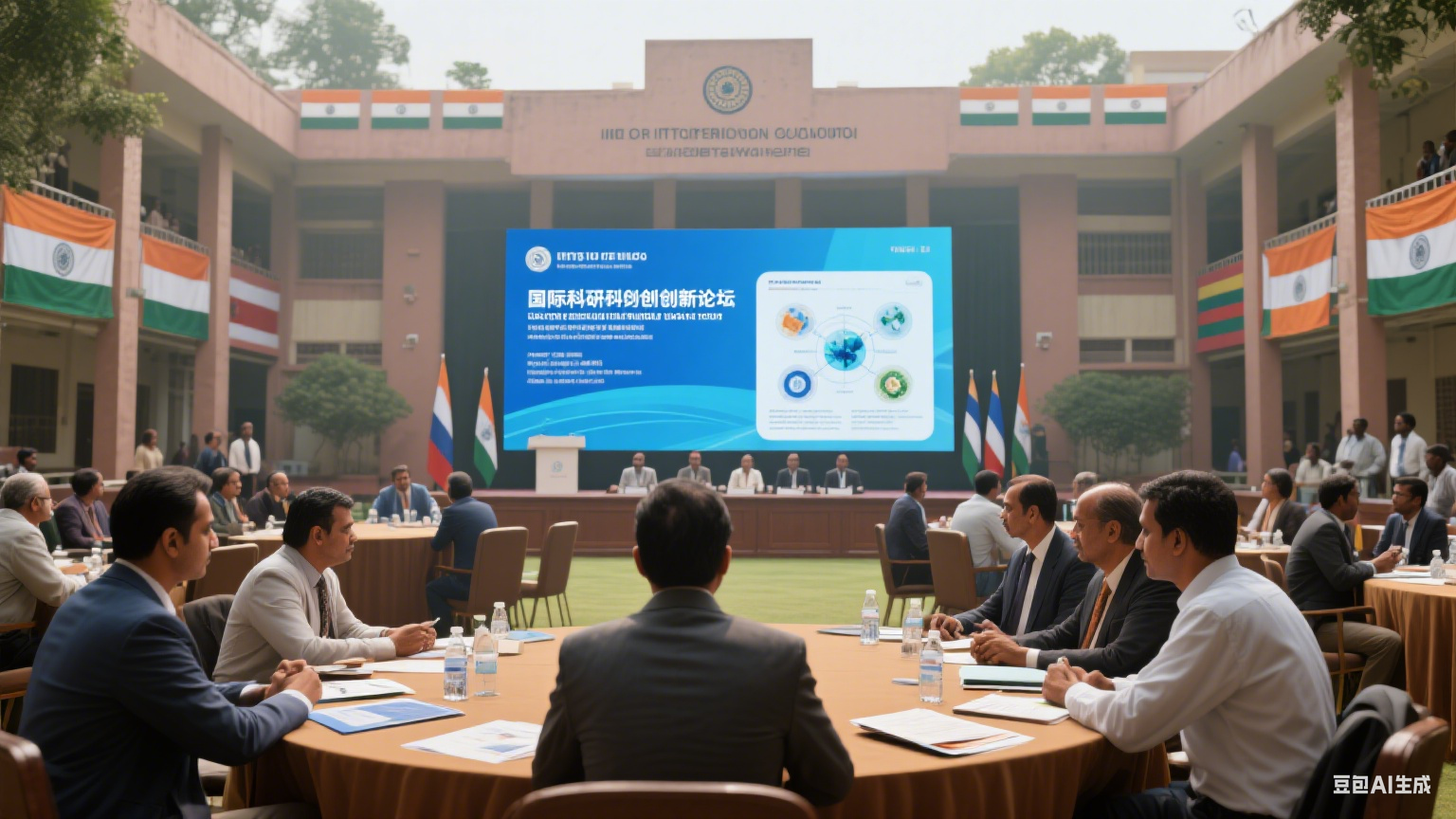 印度理工学院古瓦哈提分校举办 “国际科研创新论坛” 签约 20 项国际合作项目