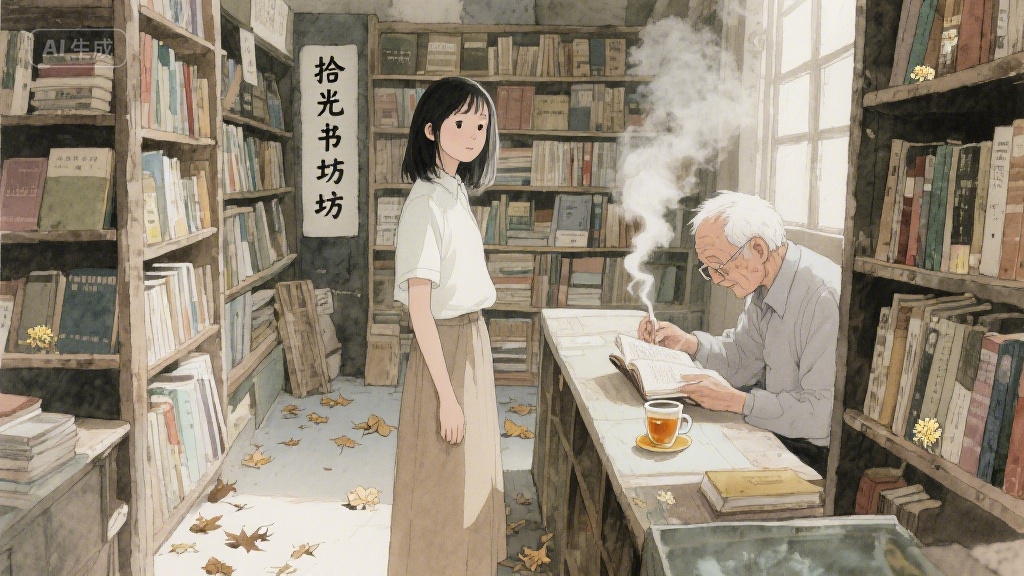 旧书店里的时光信笺