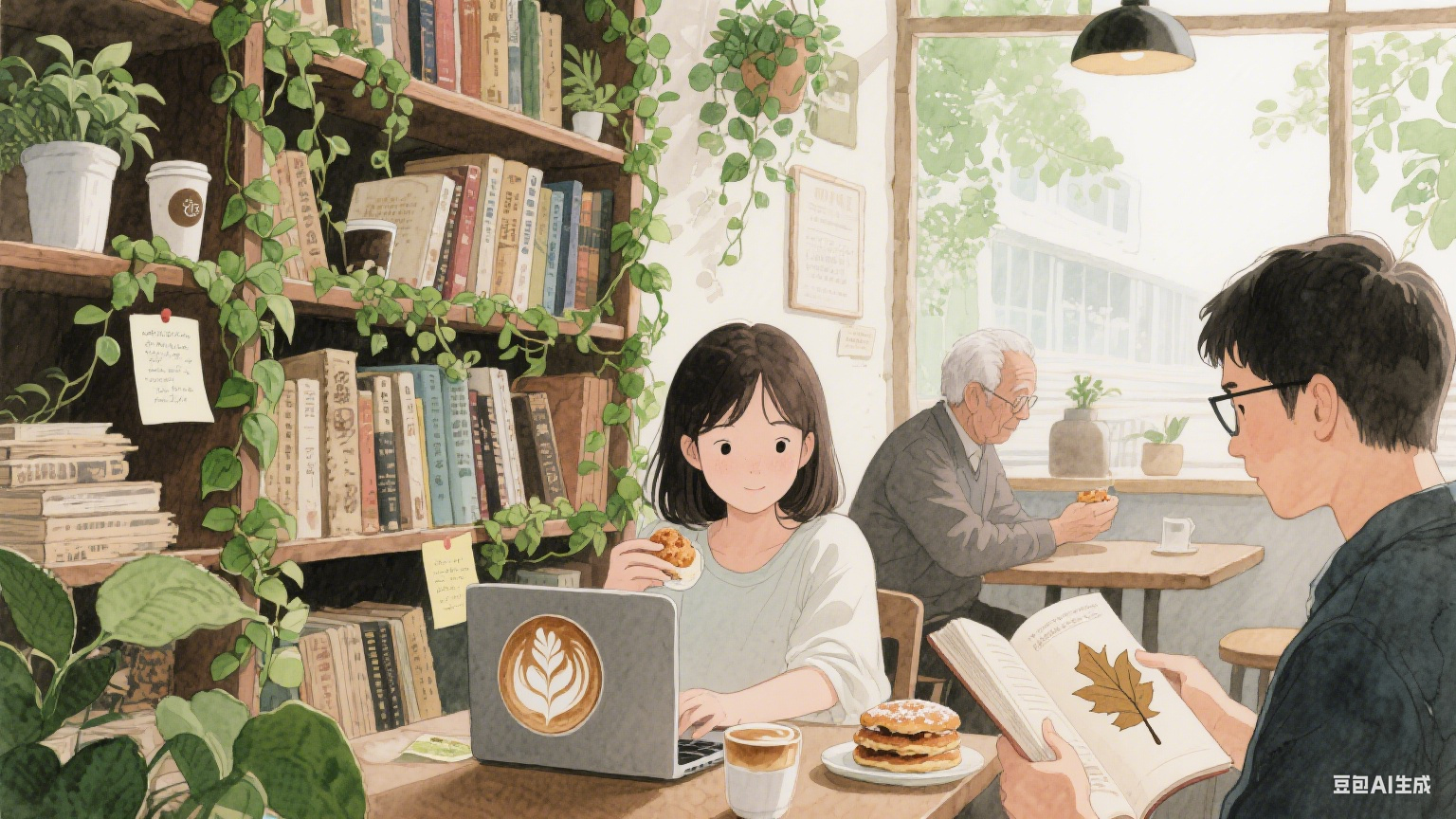街角咖啡馆：时光褶皱里的温暖驿站