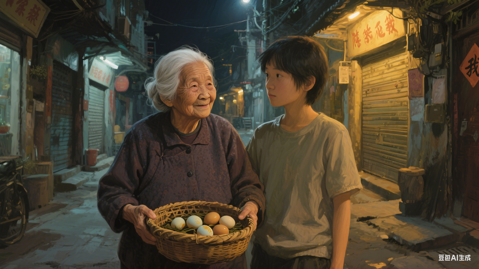 巷尾的灯与掌心的暖