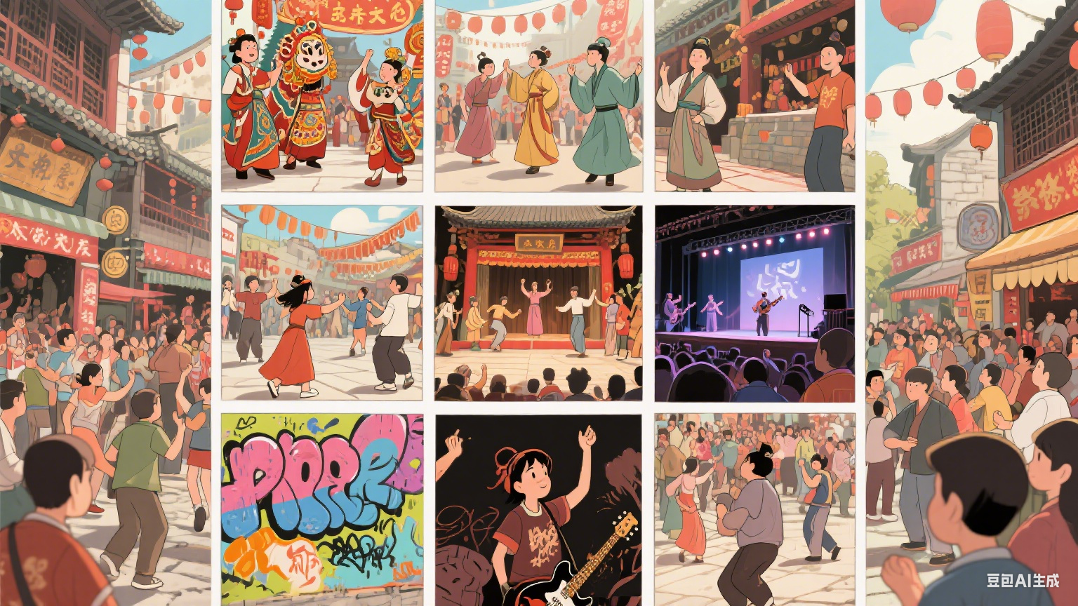 霓虹灯下的精神絮语：大众文化的温柔肌理