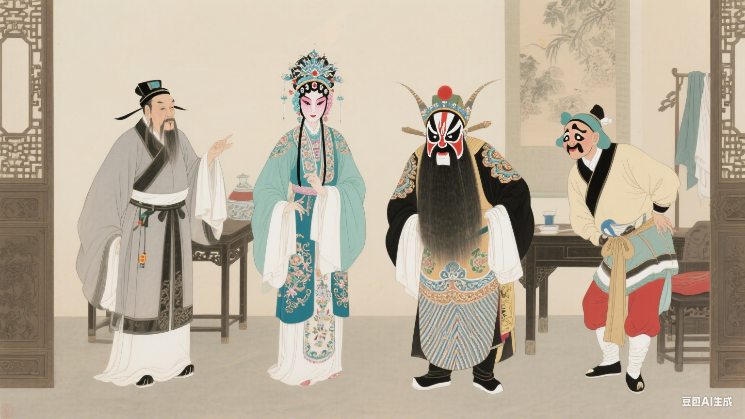 墨彩华章里的千年韵：京剧艺术的多维解读