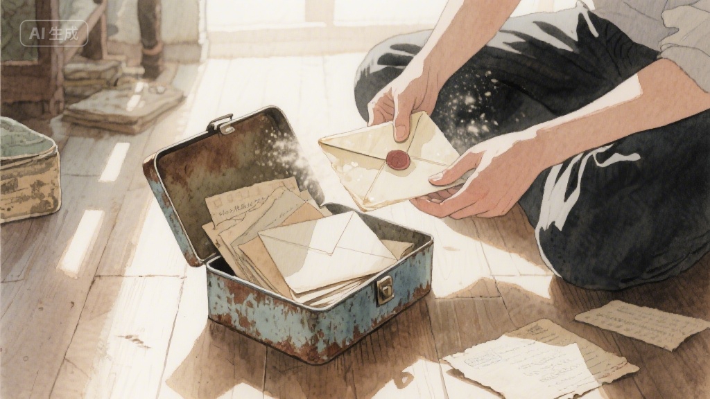 旧书信里的时光褶皱