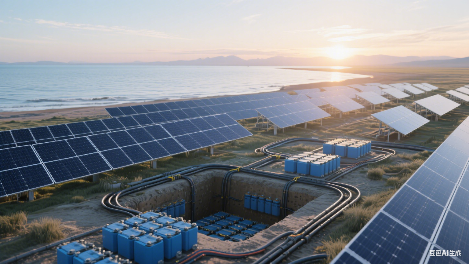 光影交织处的能量之网：储能技术编织的未来图景