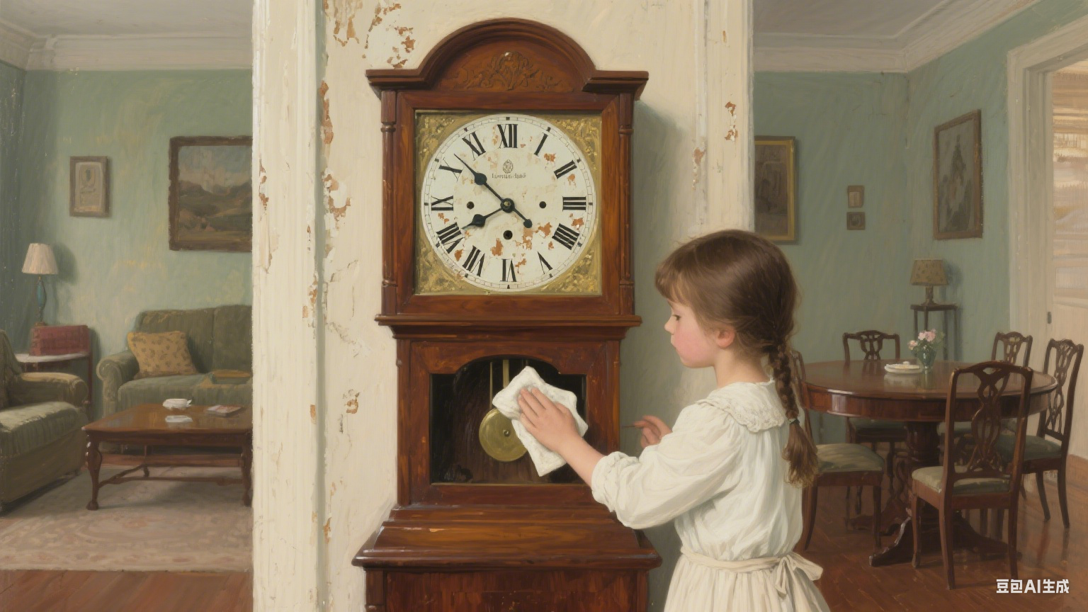 老座钟里的时光刻度