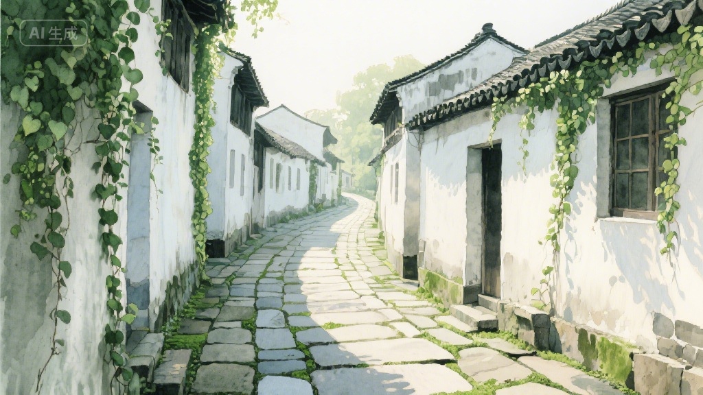 青石板巷里的时光絮语