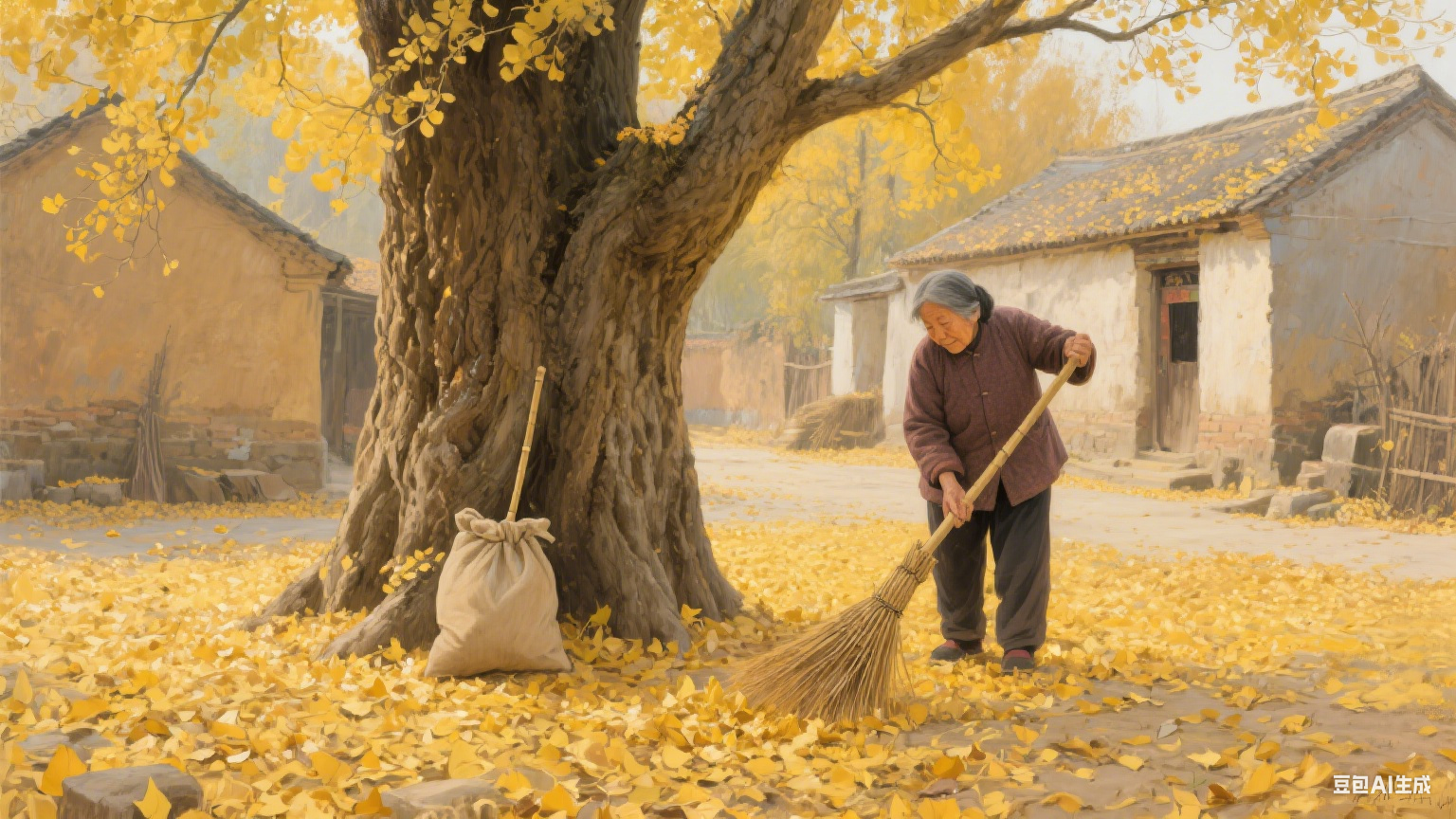 银杏树下的心灵低语