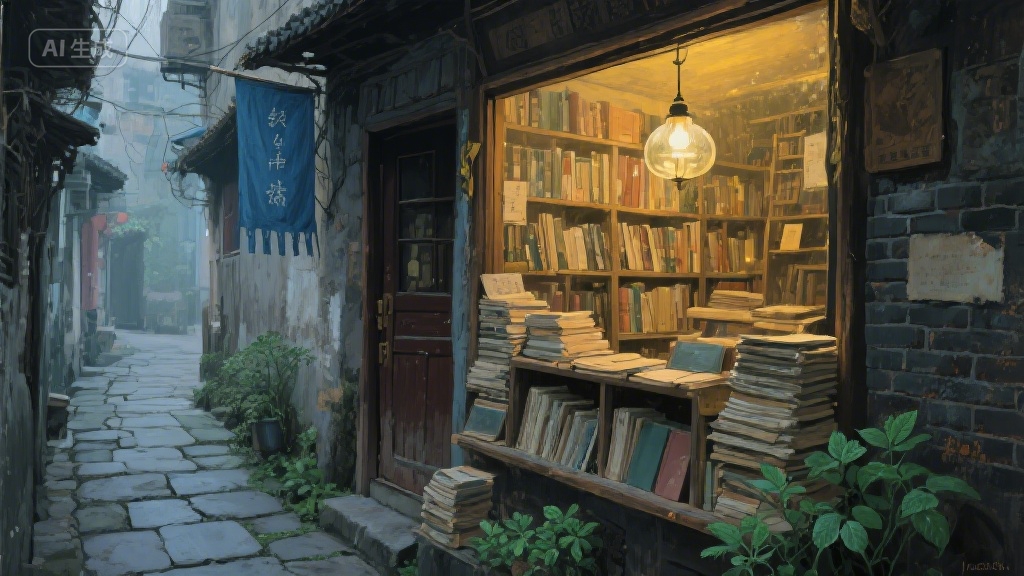 巷尾老书店：时光褶皱里的墨香记忆