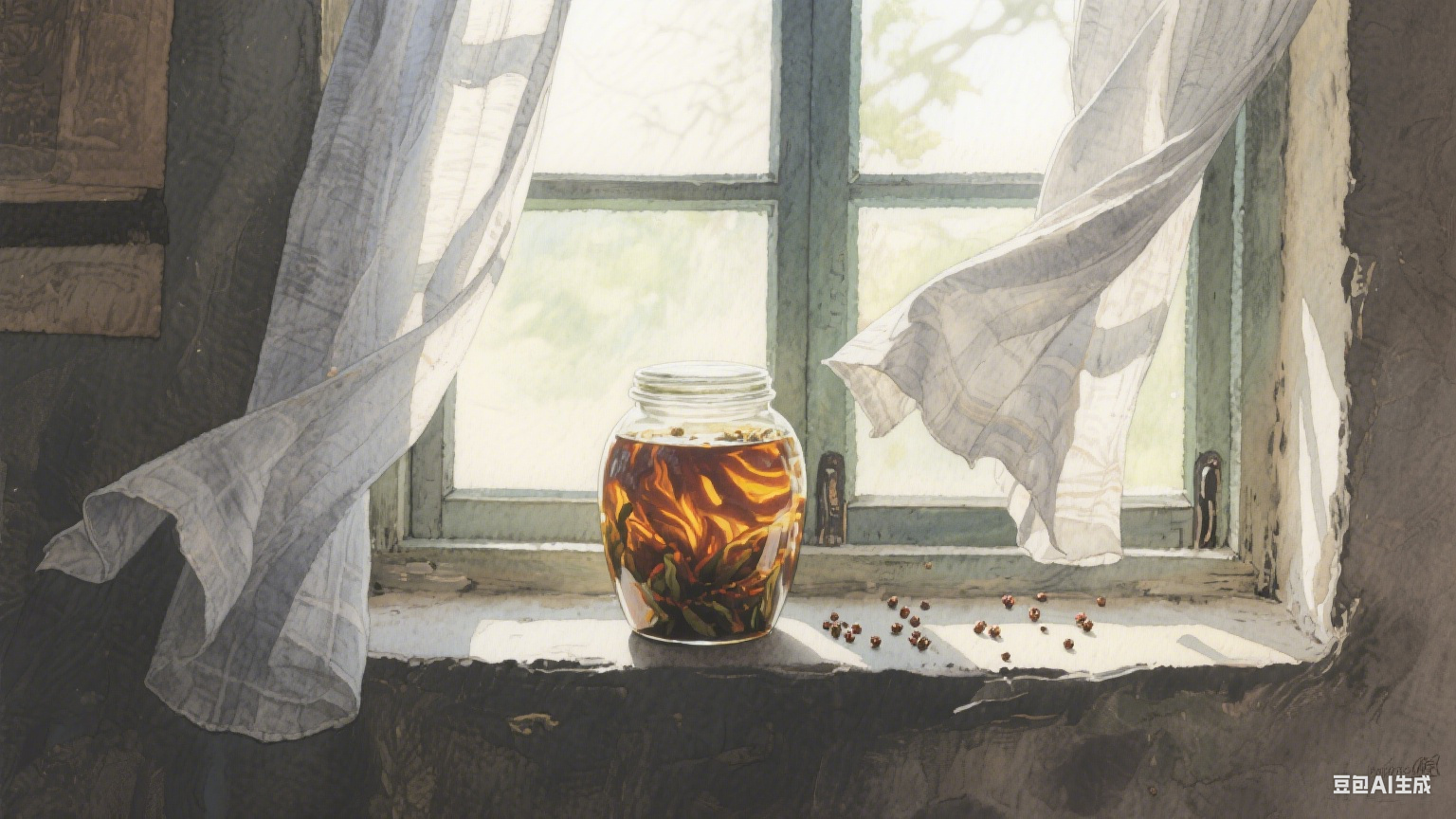 光的折角里，藏着时光的温柔褶皱