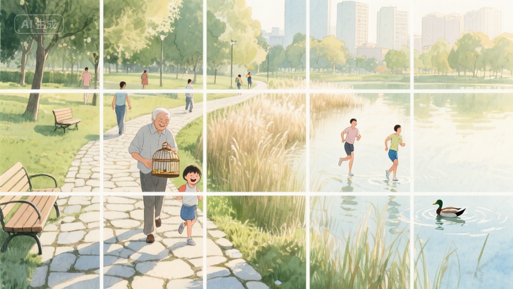 城市公园：钢筋森林里的治愈绿洲