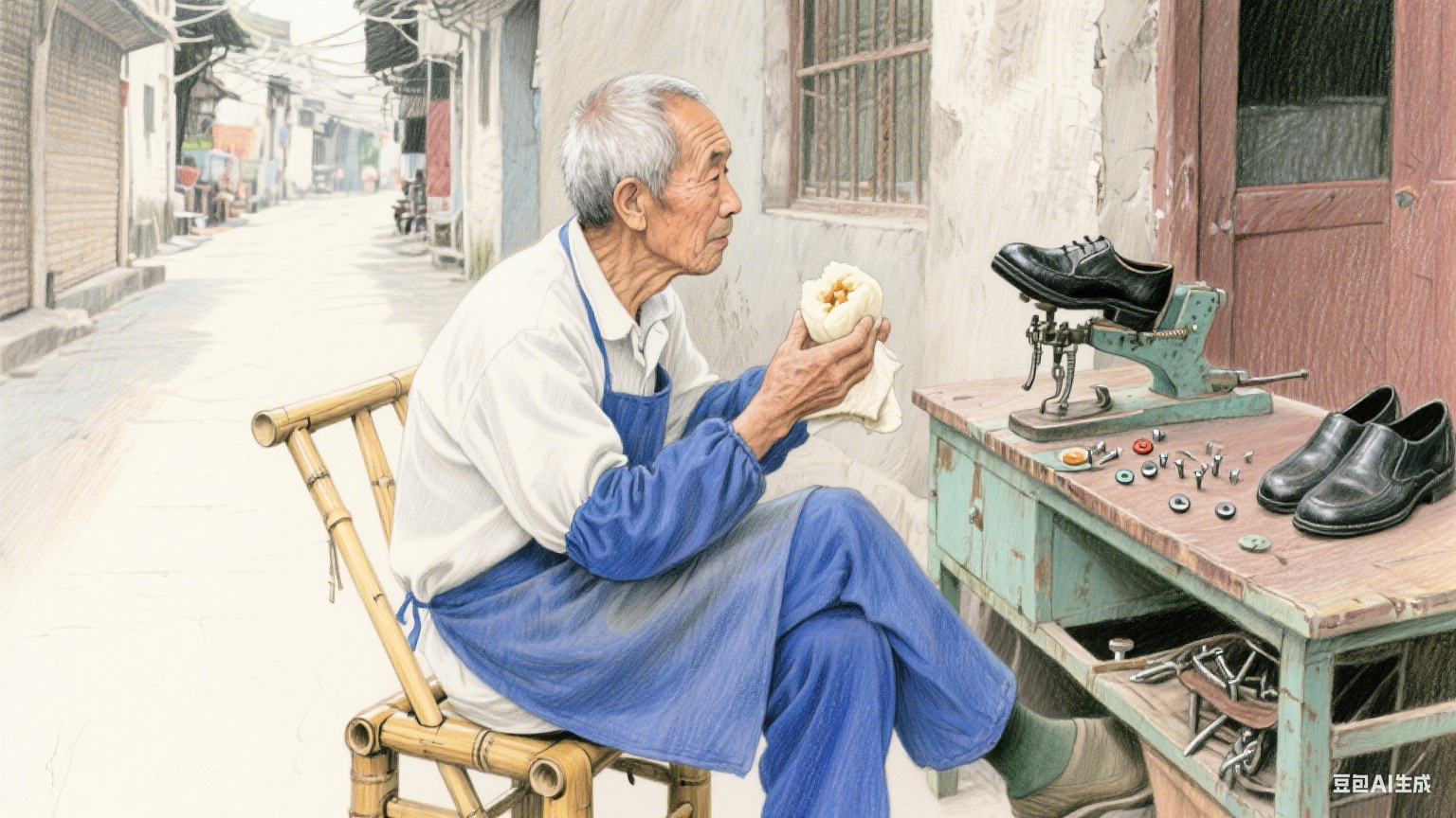 街角修鞋铺：藏在针线里的时光故事