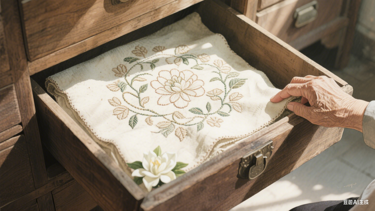 巷口的灯与掌心的纹