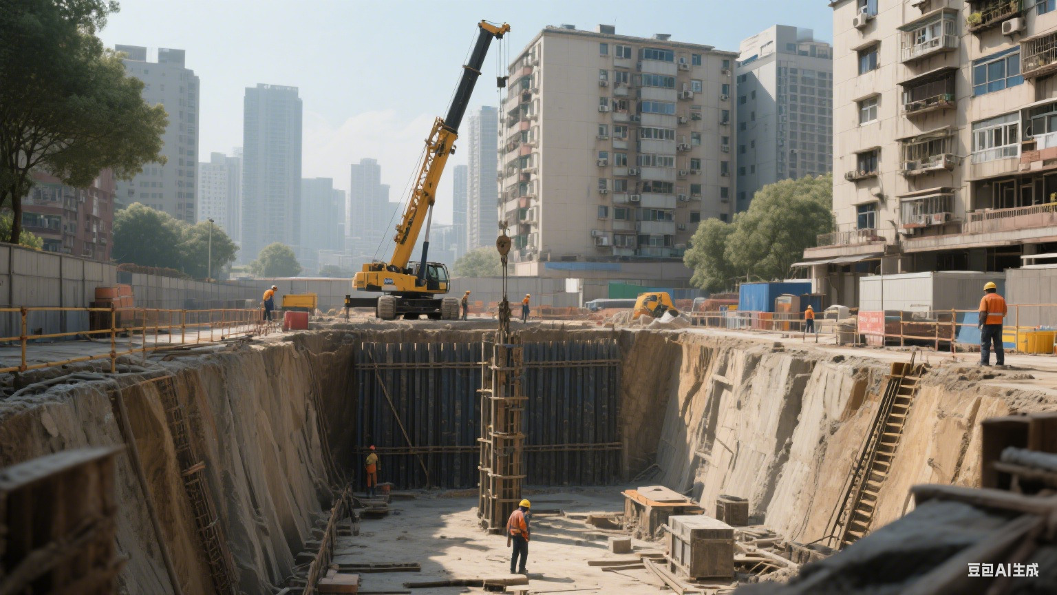 聊聊基坑支护:建筑施工里的 “安全卫士”