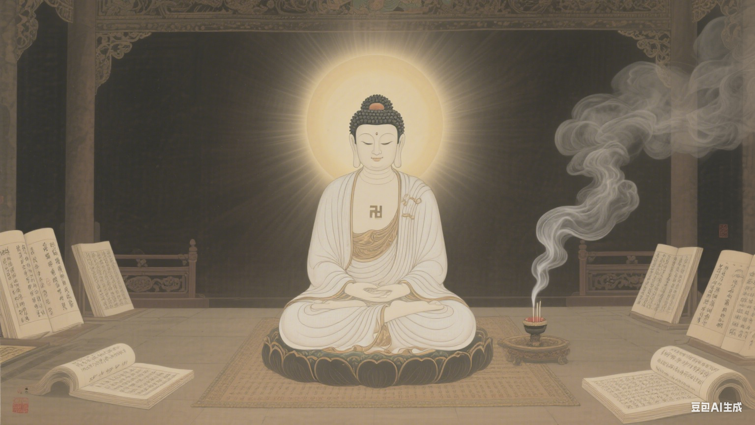 菩提树下的觉悟之光