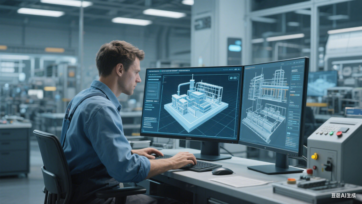 在虚拟工厂里工作，能真正感受到自己和实际生产环节紧密相连吗？