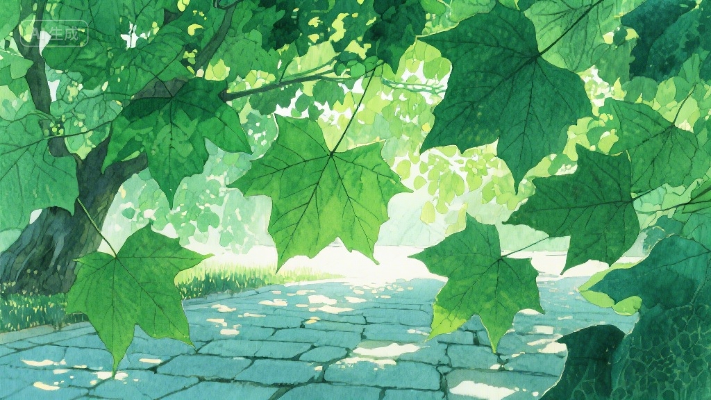 梧桐叶上的时光信笺