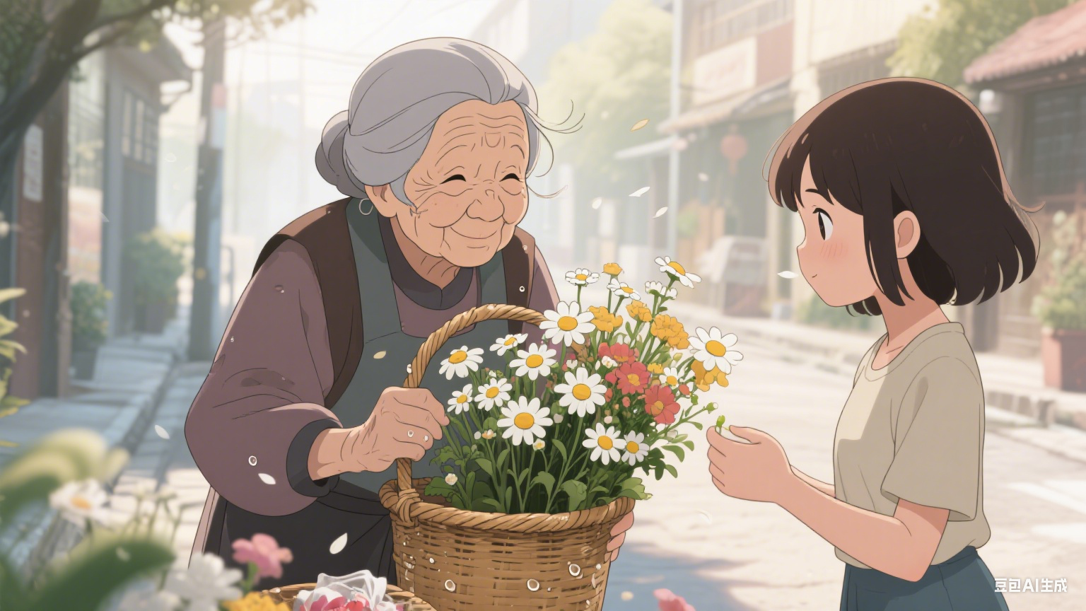 巷尾灯影里的笑声