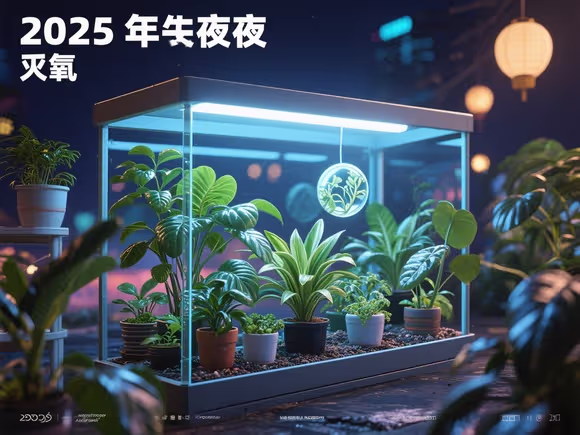夜里放氧气的植物