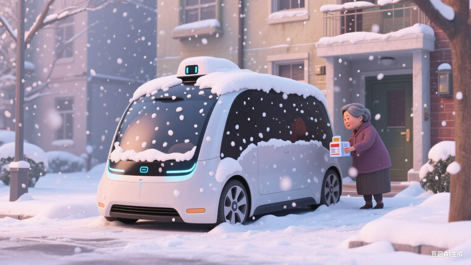 穿梭街巷的温暖使者：无人车配送里的人间小确幸