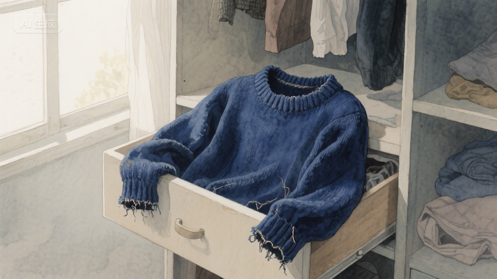 衣柜深处的旧毛衣，藏着我半生的暖