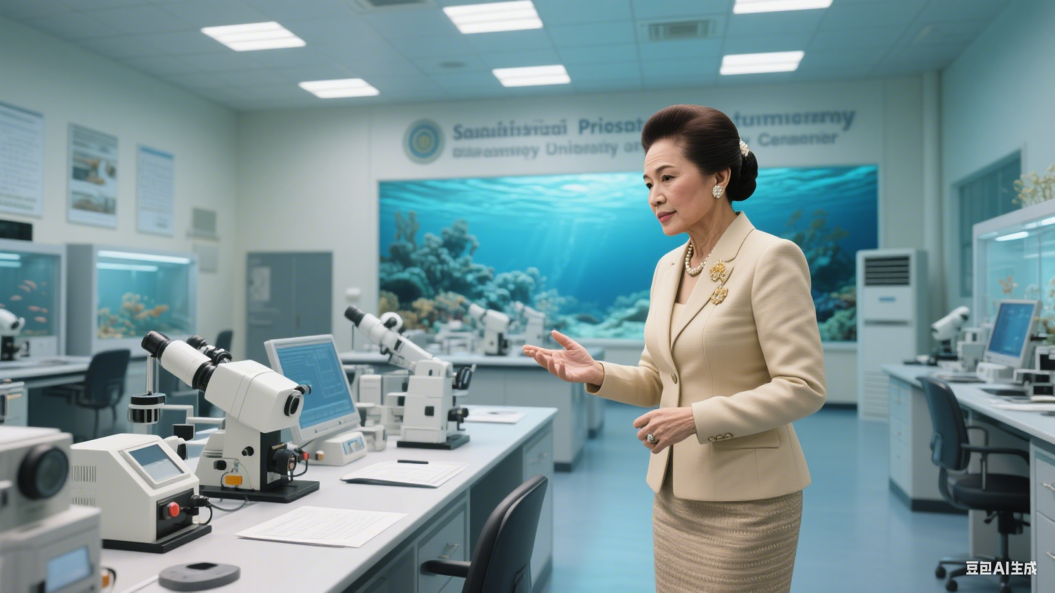 琳通公主到访宋卡王子大学,为海洋生物研究中心揭牌