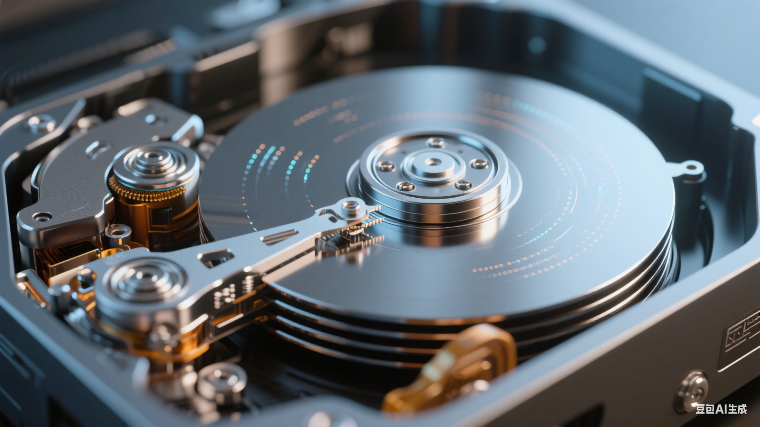 机械硬盘：电脑里那个 “咔嗒咔嗒” 干活的老伙计