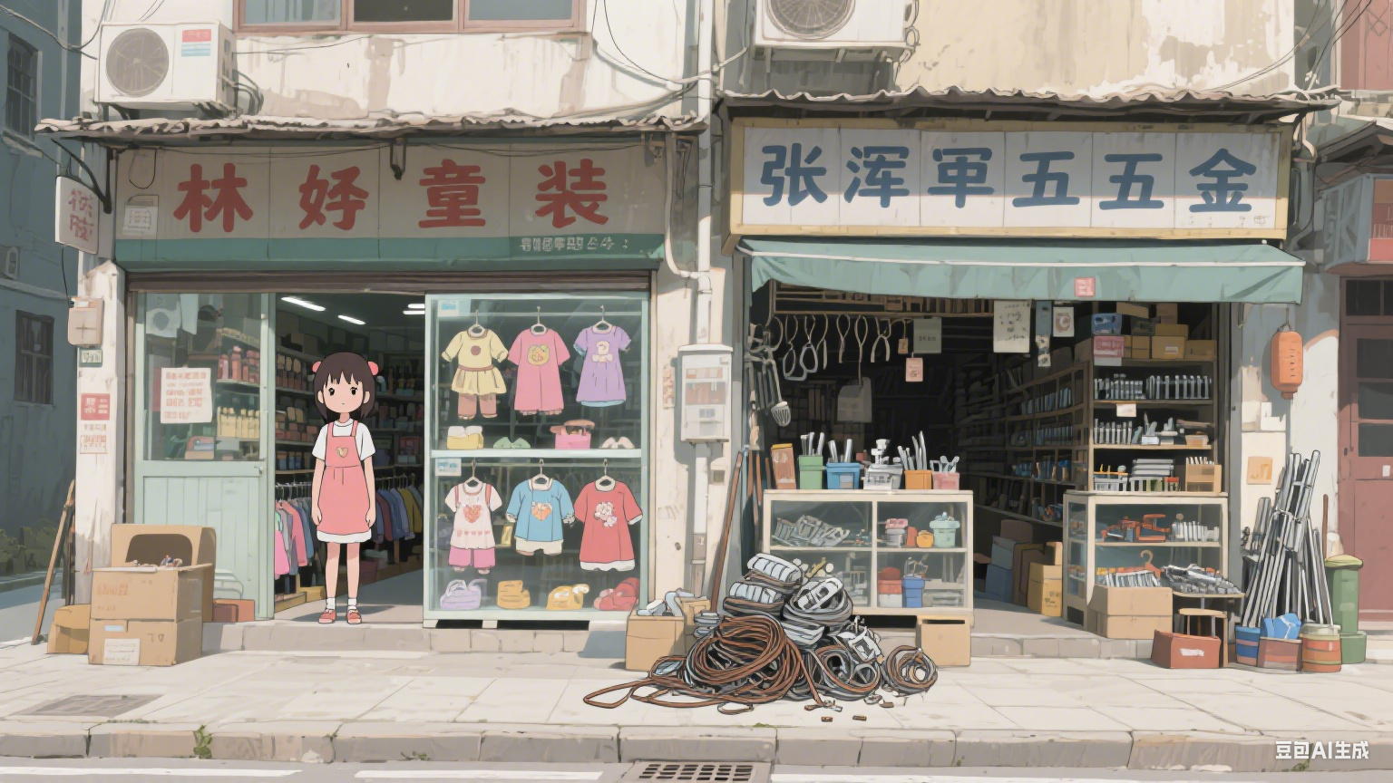 巷尾灯影里的两面人生