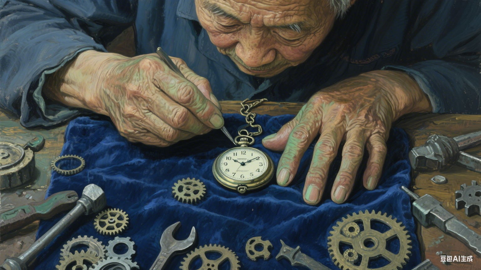 旧钟里的月光与尘埃