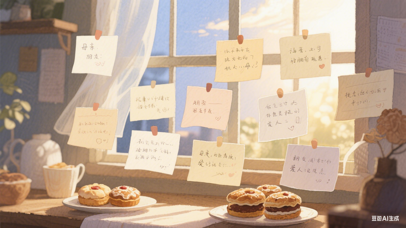 墨痕轻语：那些藏在留言条里的温柔絮语