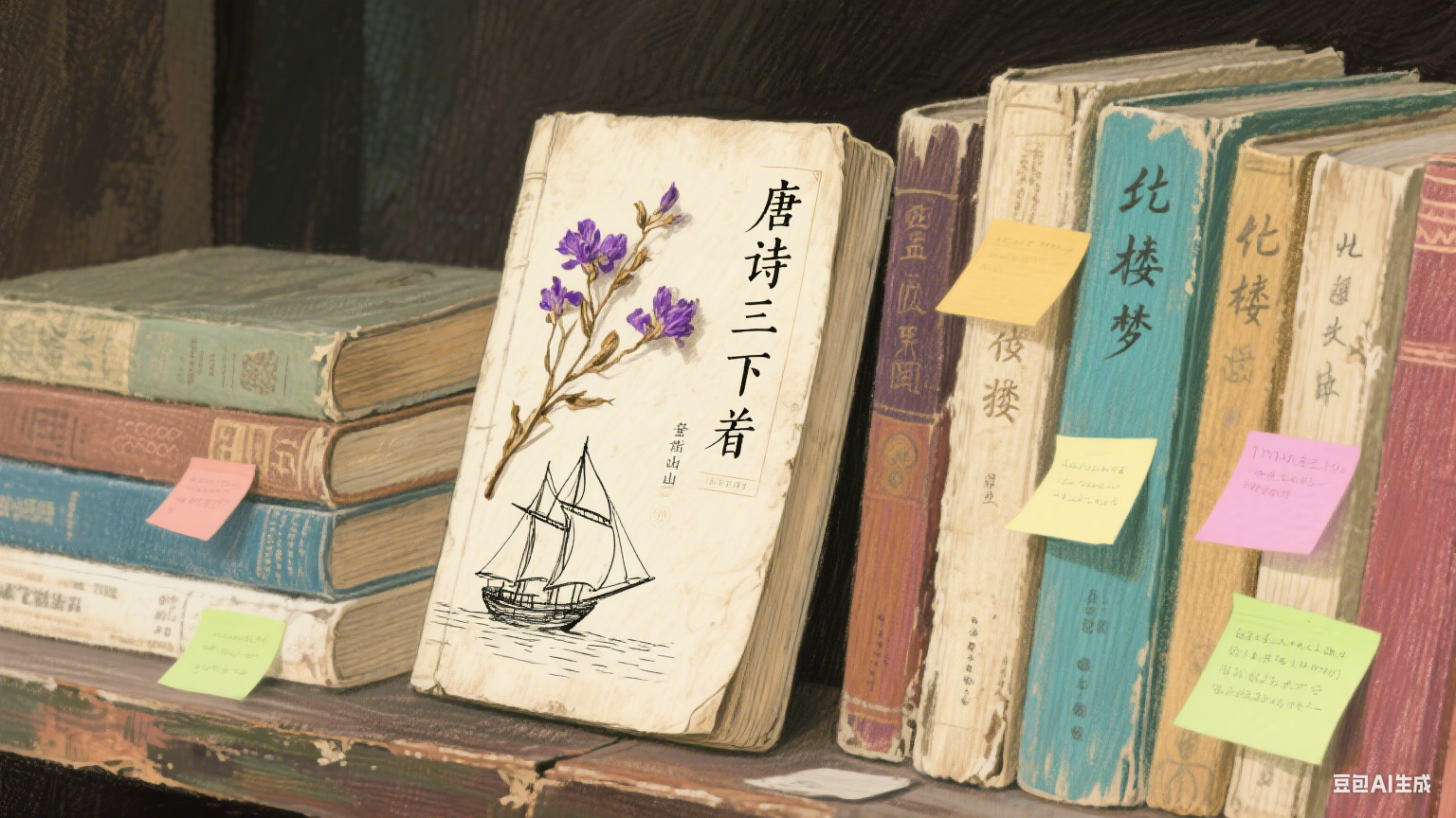 旧书里的时光褶皱