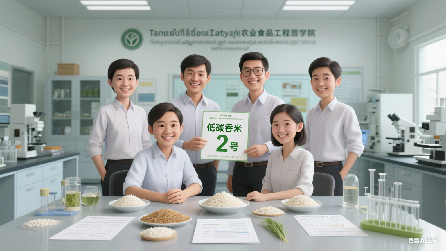坦亚武里皇家理工大学研发抗碳足迹香米 亩产提升 18% 获日本订单