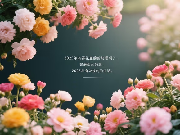 有鲜花的生活美句