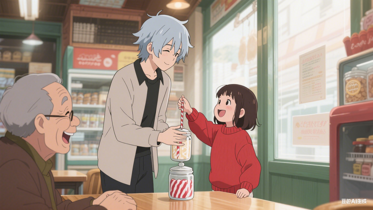 咖啡馆里的银色伙伴