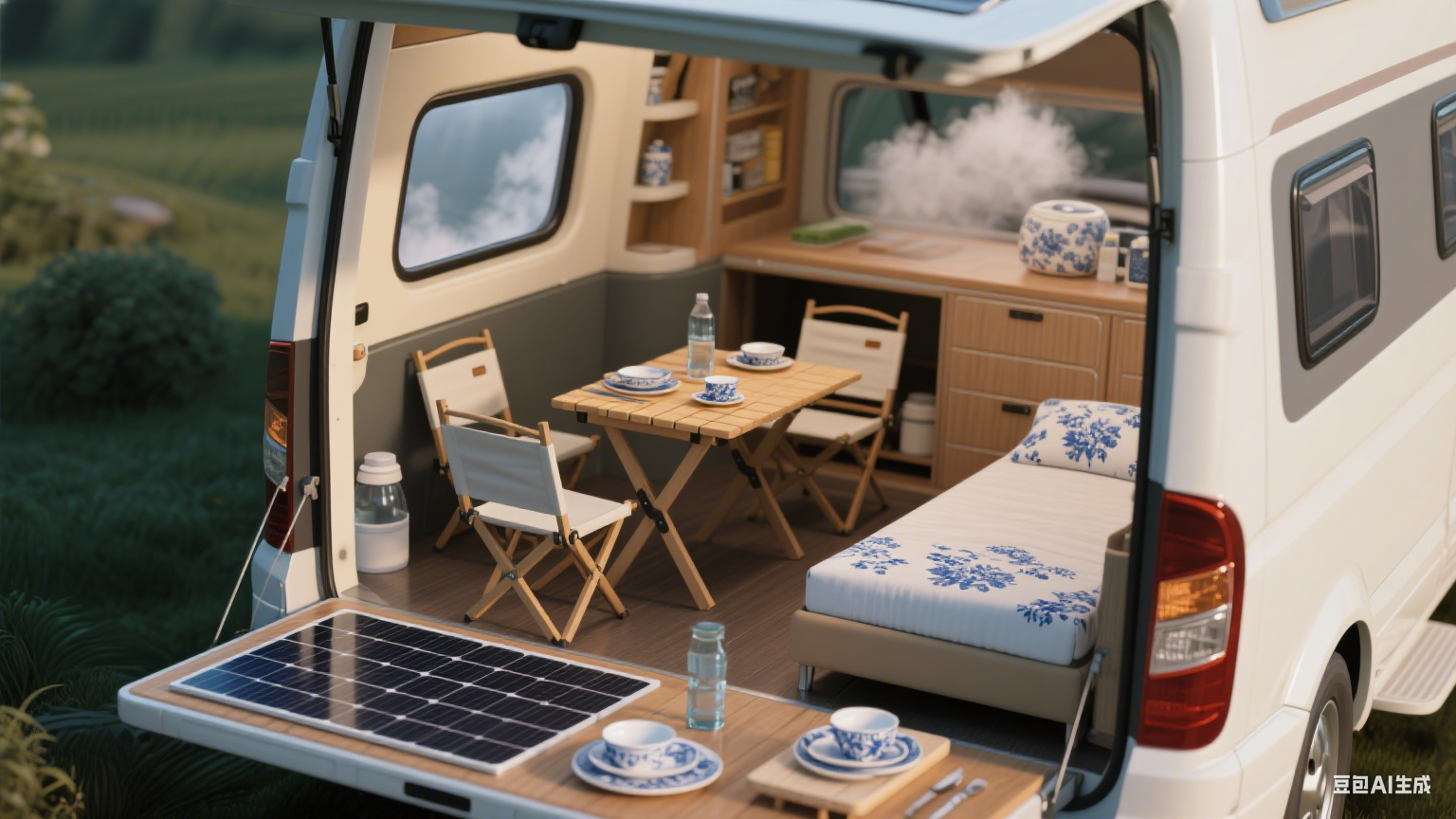 车轮上的炊烟，载着星辰回家