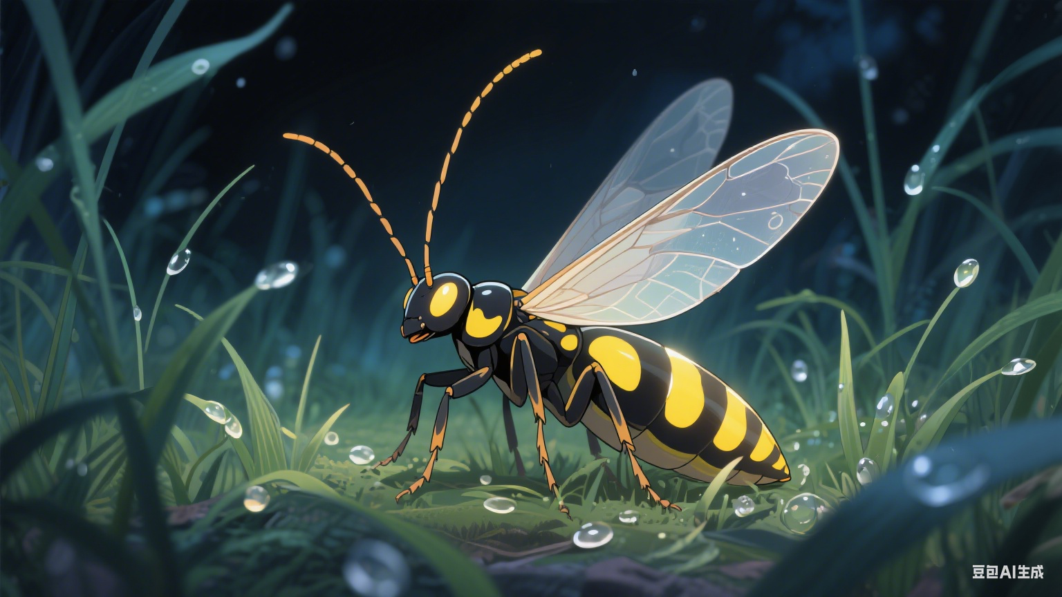 暗夜中的微光精灵：萤火虫的秘密世界